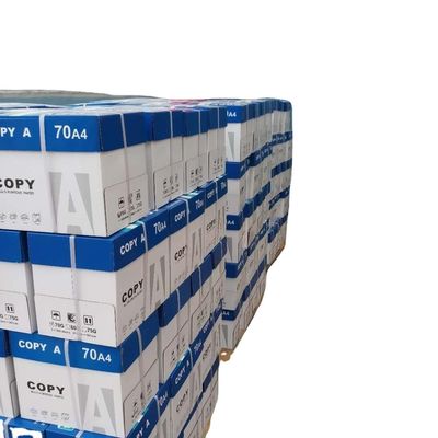 70g 75g 80g Α4 αντίγραφο χαρτί Jumbo Roll Πολτός υλικό Μεικτό πολτό Επιφάνεια λάμψη 45%