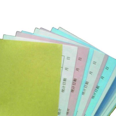 Καθαρισμένο 100% αρχικό ξύλινο χαρτοπολτό άνθρακα/χαρτί NCR για εκτύπωση μπλε και μαύρης εικόνας