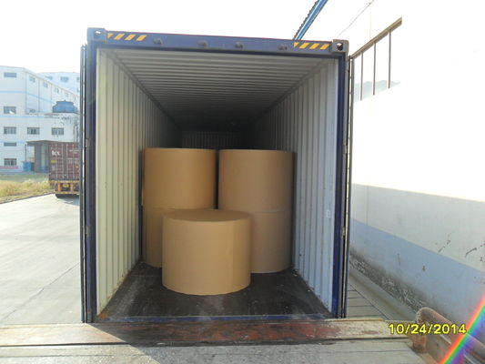 Υψηλή αντοχή 80g λευκό χαρτί αντιγραφής 850mm Jumbo Roll για την παραγωγή χαρτιού A4