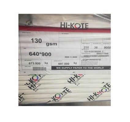 Αντι-Curl HI-kote C2S Τέχνη χαρτί Εμπιστευόμενο από τους κατασκευαστές χημικών-μηχανικών χαρτοπολτού