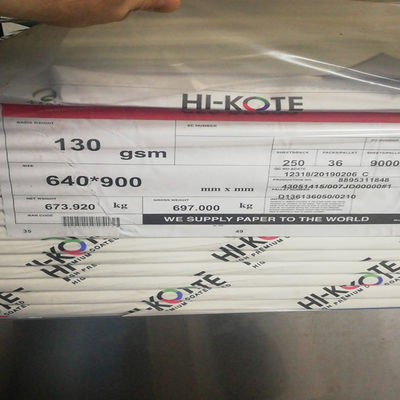 80-200gm C2S/ Χαρτί τέχνης για εκτύπωση περιοδικών φωτεινότητα 92% Χαρτί τύπου γραφικών